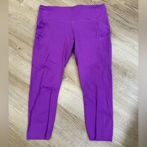 Lululemon Fast and Free 23” leggings Size 14